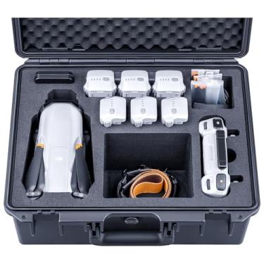 Imagem de Lykus Capa Rígida À Prova D'Água Titan Ma320 Para Dji Air 3S/Air 3, Rc2/Rc-N3, Amplo Espaço Flexível, Até 7 Baterias [Somente Capa]