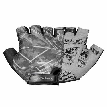 Imagem de Luva de Ciclista Poker Bike Gel Mercúrio Unissex