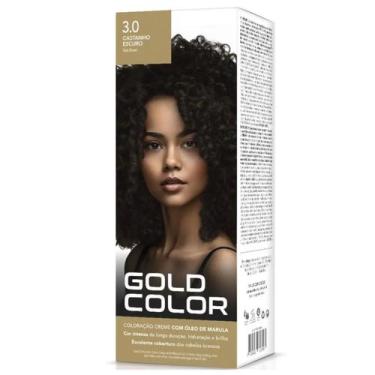 Imagem de Coloração Gold Color 3.0 Castanho Escuro Cobertura intensa - Bothanico
