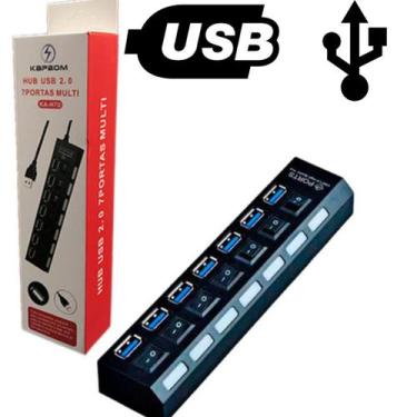 Imagem de Hub Usb Multiplicador Com Chave Liga Desliga - Lippin
