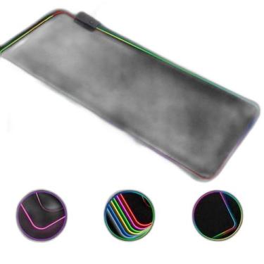Imagem de Mouse Pad Gamer Led Rgb 7 Cores 80X30Cm Antiderrapante - Bivena