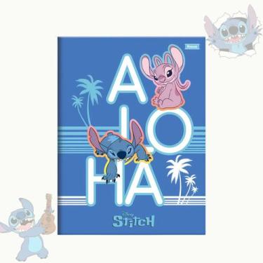 Imagem de Caderno stitch brochurão foroni 1 matéria 80 folhas - Animativa