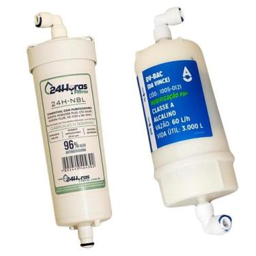 Imagem de Kit Filtros Compatível Purificador Europa Davinci Noblesse - 24 Horas 