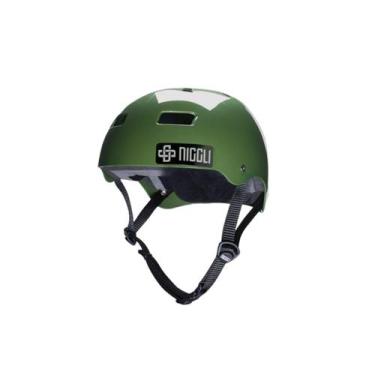 Imagem de Capacete de proteção pro niggli patins/skates/patinete n1, Verde, P