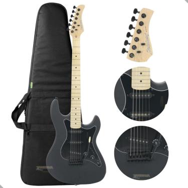 Imagem de Guitarra Strato Strinberg Sts100 Bks + Capa