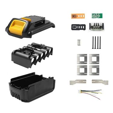 Imagem de Akocire 18 V 20 V 4,0 Ah 5,0 Ah 10 células 18650 peças de substituição para Dewalt DCB200, DCB201, DCB203, DCB204, DCB205 Kit DIY de reparo de bateria (não inclui célula de bateria incluída)