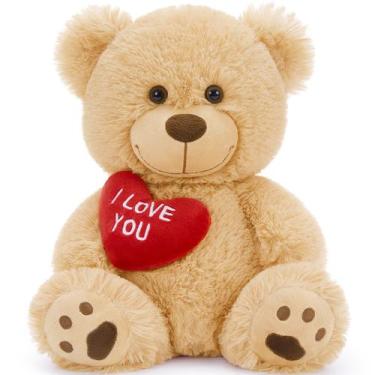 Imagem de Brinquedo de pelúcia Teddy Bear BENINY de 12 polegadas com coração par