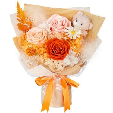 Imagem de Buquê de flores preservadas SOLUNOX 3 Real Forever Flowers
