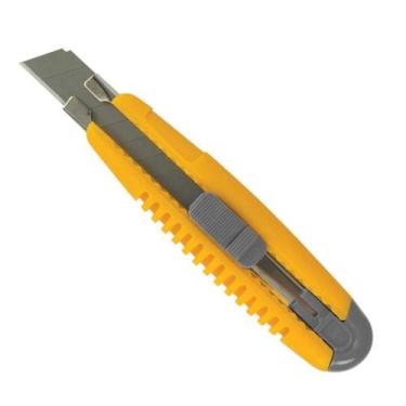 Imagem de Estilete CG 300 Com 3 Lâminas 18mm de Aço com Trava - Carbografite