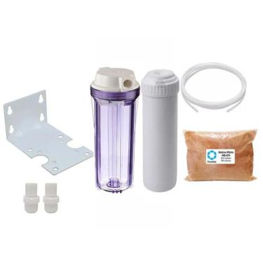 Imagem de Kit Carcaça Transparente 10 e Suporte Cartucho Resina MB475 - BR Fish 