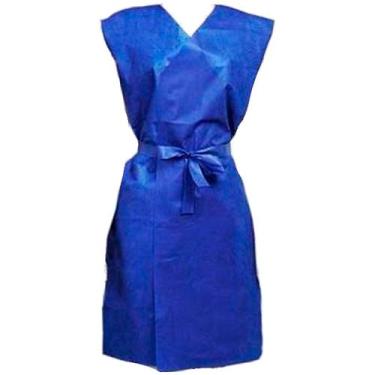 Imagem de Avental Descártavel Sem Manga Azul 1,40x1,00 Gramatura 30 - Cirurgica 