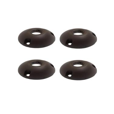 Imagem de Ironsmith Lighting Products Placa De Montagem Alumínio, Embutida Superfície Alta Resistência Para Iluminação Paisagens Externas Baixa Tensão, Fácil Instalar, Construção Em Metal Sólido (Pacote Com 4