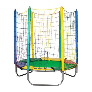 Imagem de Cama Elástica Pula Pula 1,83m Lona Cores Lisas sem Emenda - PapiBrink,