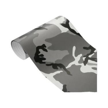 Imagem de Filme De Vinil Camuflado Verde Floresta 30x100cm Adesivo Digital Camuf