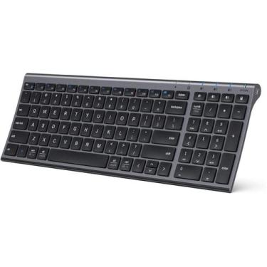Imagem de Teclado Bluetooth iClever BK10 universal sem fio com teclado numérico