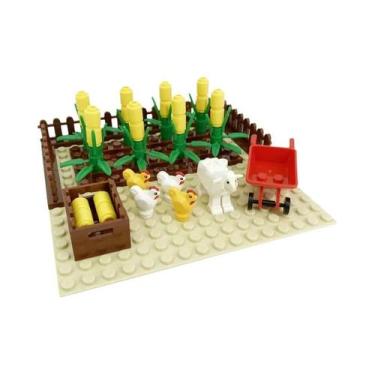 Imagem de Conjunto De Blocos De Montar DIY Para Crianças, Cena De Fazenda, Brinq