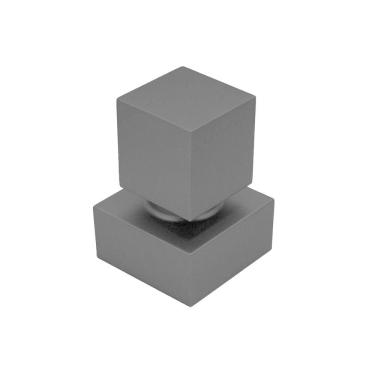 Imagem de Acabamento De Registro Quadrado Padrão Deca 16 Estrias Preto Black Fosco Luxo