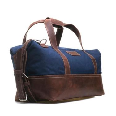 Imagem de Mala De Viagem Mv 445 Marinho + Marrom Café