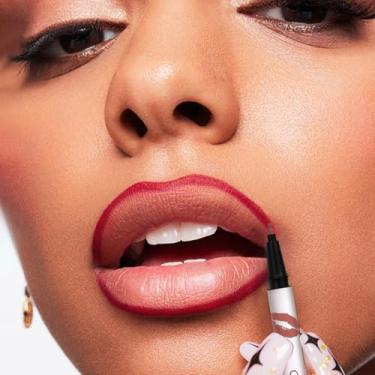 Imagem de COOL STORY Lápis delineador labial fosco – impermeável, não desbota, efeito carnudo de longa duração para maquiagem de lábios mais cheios, batom suave e suave de deslizamento fácil (14#, pacote com 1)