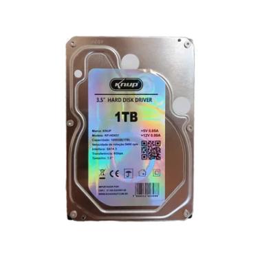 Imagem de Hd Disco Rígido 1TB 6gbps PC Câmeras Dvr 5400 Rpm 3,5" Knup