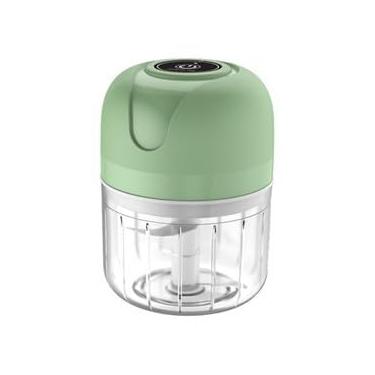 Imagem de Mini Processador Moedor Elétrico Moedor de Carne Alho Recarregável USB 250ml(Verde)