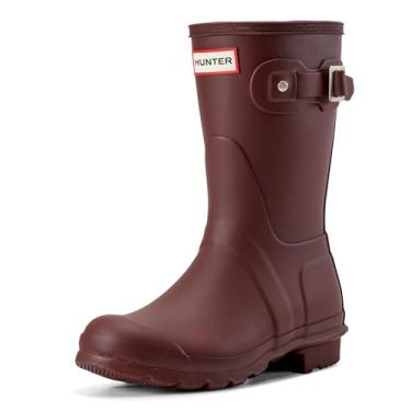 Imagem de Hunter Botas de chuva curtas femininas originais, Roxo escuro, 37