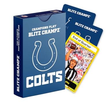 Imagem de Blitz Champz | Football Card Game (Ages 7+) | Fun Family Game | Party Game | Gifts for Football Fans | Card Game for Kids | Card Game for Adults (Indianapolis Colts)