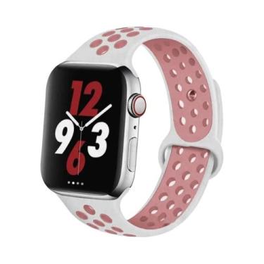 Imagem de Pulseiras De Silicone Para Apple Watch De 45mm, 44mm, 49mm, Ultra2, 40