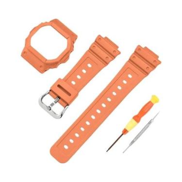 Imagem de Pulseira De Resina De Borracha Unissex Para Relógio Casio G-Shock DW-5