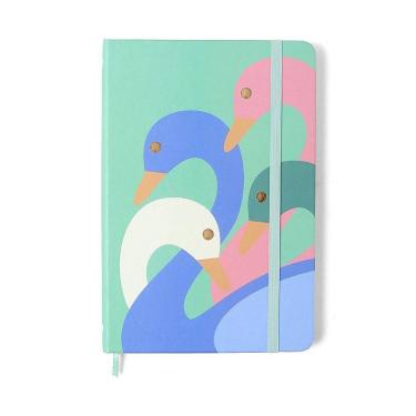 Imagem de Caderneta capa dura 1/8 pautado 160 fls Pedalinho Cicero