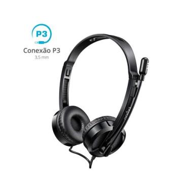 Imagem de RHeadset Rapoo H100, com Conexão P3, Preto - RA019 - Multilaser