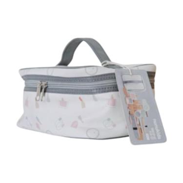 Imagem de menolana Conjunto de brinquedos de maquiagem de madeira, penteadeira, brinquedo de dramatização, simulação de presente de Natal, conjunto de maquiagem com