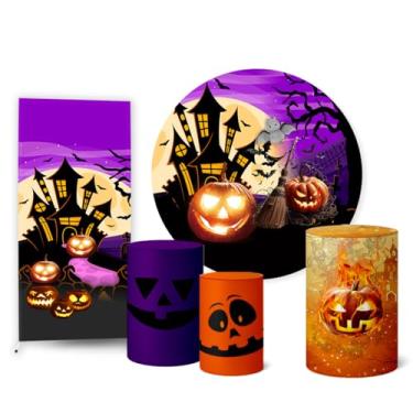 Imagem de Trio Capas Cilindro + Painel Redondo + Lateral Halloween (K2HAL0012)
