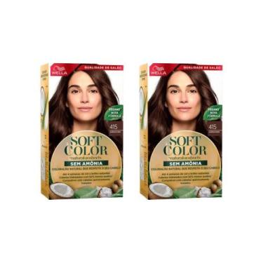 Imagem de Coloraçao Soft Color 415 Cappuccino - Kit C/2Un