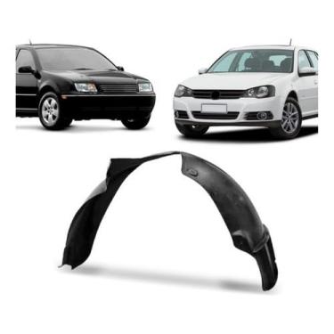 Imagem de Paralama Dianteiro Esquerdo Compatível Com Golff 99/13 e Compatível Com Boraa 00/07, Protege Lateral e Roda Contra Respingos de Lama e Sujeira, Encaixe Perfeito, Instalação Fácil e Acabamento Durável