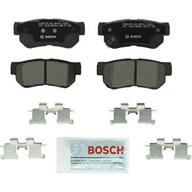 Imagem de BOSCH Conjunto de pastilhas de freio a disco orgânico premium QuietCast BP813 - compatível com Hyundai Azera, Elantra, Santa Fe, Sonata, Tucson, XG300, XG350; Kia Amanti, Magentis, Optima, Sportage;