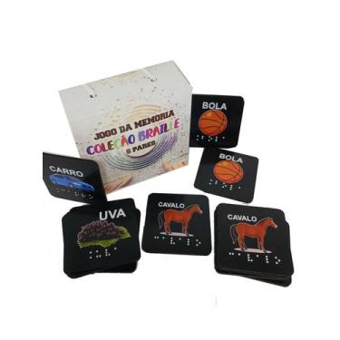 Imagem de Jogo da memória de 6 pares inclusivo com acessibilidade em Braille - C