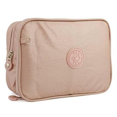 Imagem de Estojo Escolar Feminino Box Jumbo Bolsinha Caneta Lapis - M3M, G, ROSA