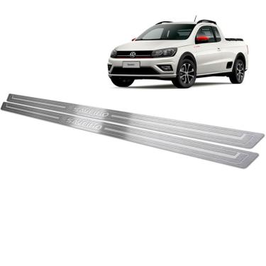 Imagem de Soleira De Porta Volkswagen Saveiro G7 Aço Inox