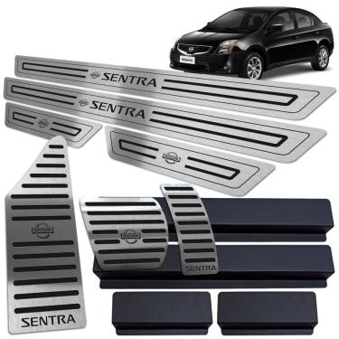 Imagem de Descanso Pedaleira Auto Soleira Sentra 2008/2013 Preto BR