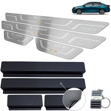 Imagem de Soleira Chevrolet Onix Plus Premier 2020 Prata Baixo Relevo