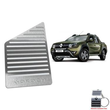 Imagem de Descanso De Pé Renault Oroch 2016 Até 2021 Aço Inox