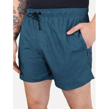 Imagem de Short Reserva Masculino Beachwear Basico Textura Azul Carbono, M/M