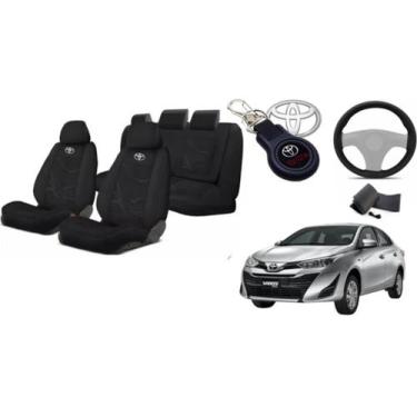 Imagem de Capas Personalizadas Yaris 18-24 + Volante + Chaveiro - Iron Tech