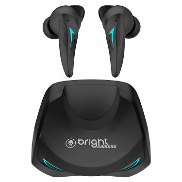 Imagem de Fone de Ouvido Bluetooth Intra-Auricular Bright FN578 - Cancelamento de Ruído Proteção IPX4 - Preto