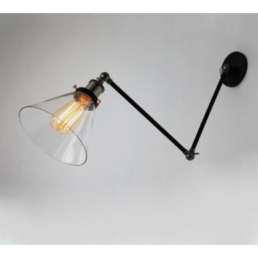 Imagem de Luminária de teto industrial V-intage Luminária pendente Luminária de parede de ferro