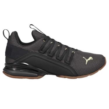 Imagem de PUMA Axelion Sleek masculino, Puma preto metálico prateado, 7