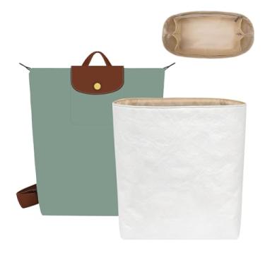 Imagem de Neylissia Bolsa organizadora ultraleve compatível com bolsa Longchamp série mochila e muito mais, papel à prova d'água e bolsa interna de seda para bolsas de luxo, mantém a bolsa de mão limpa