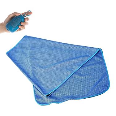 Imagem de Zhjvihx Toalha de Gelo, Design de Malha de Toalha de Treino Confortável Macio para Academia
