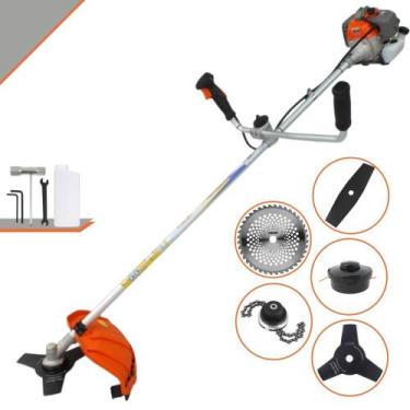 Imagem de Roçadeira Aparador de Grama À Gasolina Vulcan VR330P 33cc 1,2HP 10000r